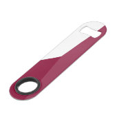 Roze grijs en wit speed flessenopener (Achterkant Gekanteld)