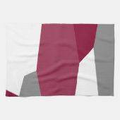 Roze Grijs en Wit   Theedoek (Horizontaal)