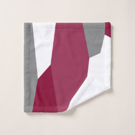 Roze grijs en wit washandje