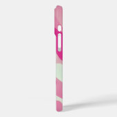 Roze Grijs Groen IPhone 16 Art Telefoon Case (Achterkant / Links)