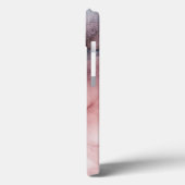 Roze Grijs Marmer Abstract Persoonlijk  Case-Mate iPhone Case (Achterkant / Links)