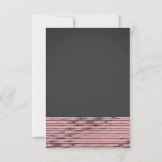 Roze & Grijs Moderne Glamour Pailletten Chic Tafel Kaart (Achterkant)