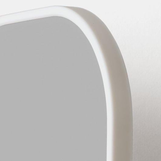 Roze grijs monogram bloemletter B Pickleball Paddle (Links Detail)