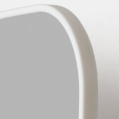 Roze grijs monogram waterverf bloem grijs pickleball paddle (Links Detail)