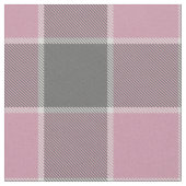 roze grijs wit geblokte plaid stof (Close Up)