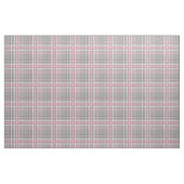 roze grijs wit plaid stof (Fat Quarter)