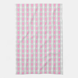 Roze Grijs Wit Vormen 4Alice Theedoek