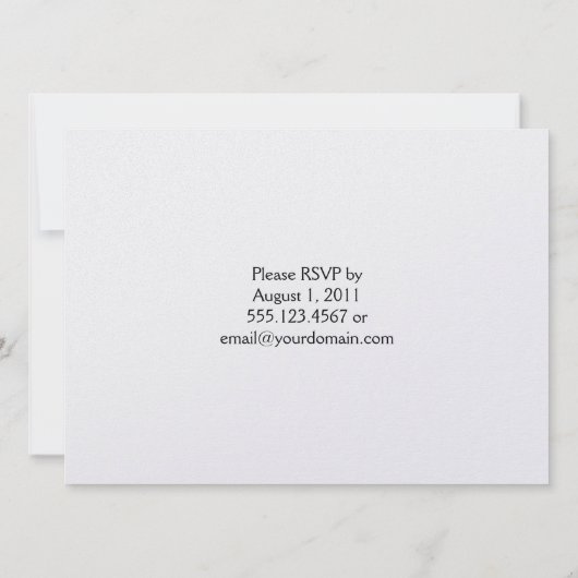 Roze Grijs Witte Damast Huwelijksfeest na de bruil Kaart (Achterkant)