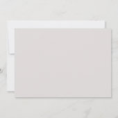 Roze grijs witte strepen Save The Date  Kaart (Achterkant)