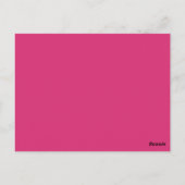 Roze Grijs Zwart Damast Streep Tafelnummer Kaart (Achterkant)