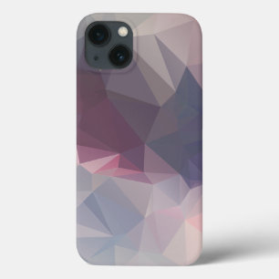 Roze grijze Abstracte piramide Patroonontwerp Case-Mate iPhone Case
