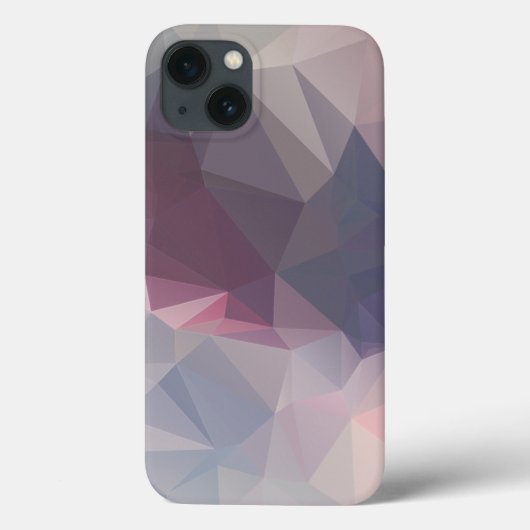Roze grijze Abstracte piramide Patroonontwerp Case-Mate iPhone Case (Achterkant)