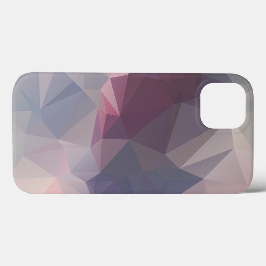 Roze grijze Abstracte piramide Patroonontwerp Case-Mate iPhone Case (Achterkant (horizontaal))