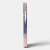 Roze grijze Abstracte piramide Patroonontwerp Case-Mate iPhone Case (Achterkant / Links)