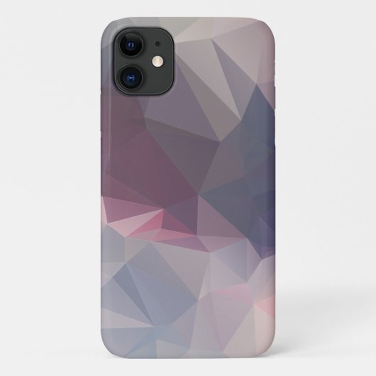 Roze grijze Abstracte piramide Patroonontwerp Case-Mate iPhone Case (Achterkant)