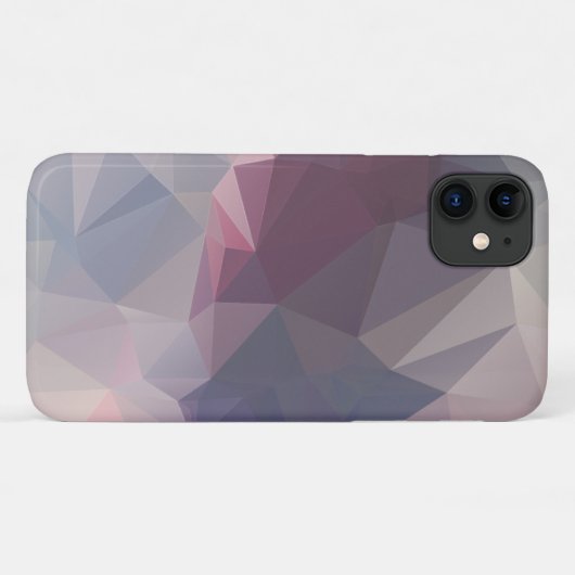 Roze grijze Abstracte piramide Patroonontwerp Case-Mate iPhone Case (Achterkant (horizontaal))