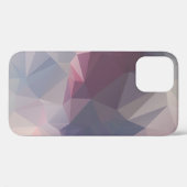 Roze grijze Abstracte piramide Patroonontwerp Hoes (Achterkant (horizontaal))