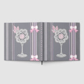 Roze & Grijze AI kunst Gastenboek (Volledig)