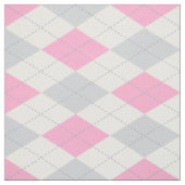 Roze grijze argyle-patroonstructuur stof (Swatch)