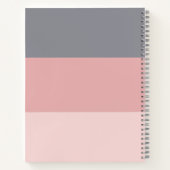 Roze grijze band met handschrift notitieboek (Achterkant)