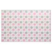 Roze grijze bloem stof (Yard (91,4 cm))