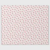 Roze, grijze, , bloemig, Victoriaans, wit, Cadeaupapier (Vlak)