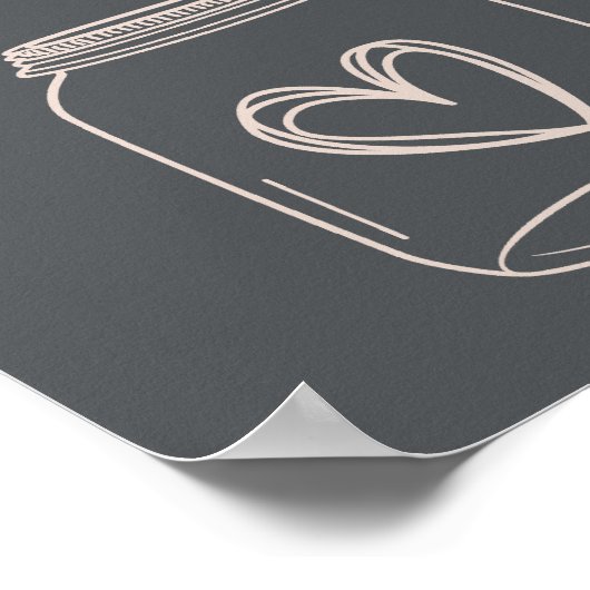 Roze Grijze Boho Typografie Baby Ouderschap Tip Ja Poster (Hoek)