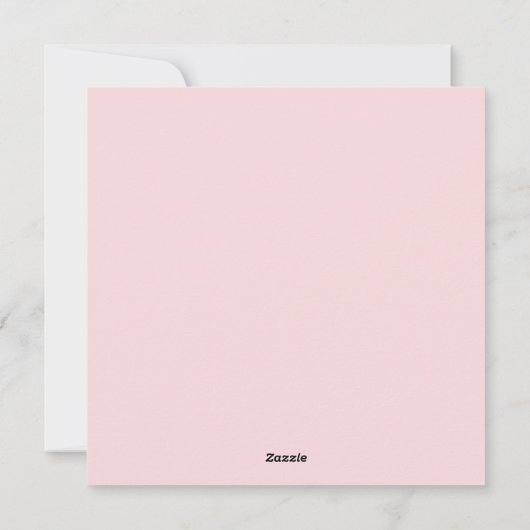 Roze Grijze Buffel Plaid Fotocollage Kerstmis Feestdagenkaart (Achterkant)