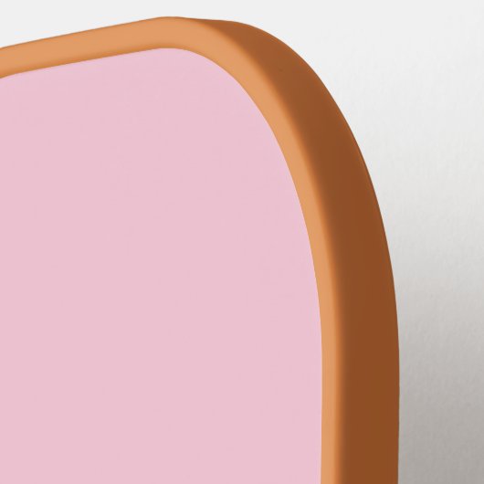 Roze grijze Chevron Pickleball Paddle (Links Detail)