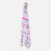 Roze grijze en witte zachte Stropdas van het Patro (Achterkant)