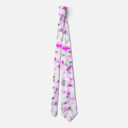 Roze grijze en witte zachte Stropdas van het Patro (Achterkant)