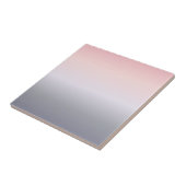 Roze grijze gradiënt tegeltje (Zijkant)