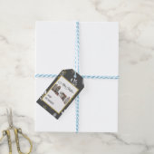 Roze_grijze kerstcadeautags cadeaulabel (Met Touw)