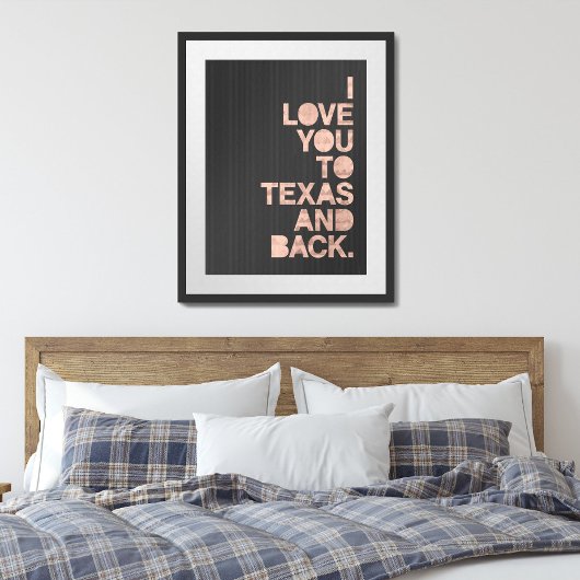 Roze grijze liefde voor Texas en terug Poster