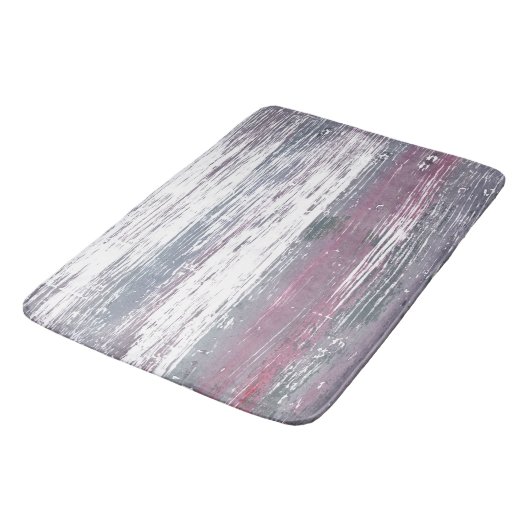 Roze grijze lijnen badmat (Gekanteld)