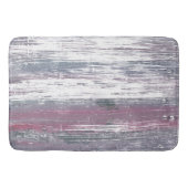 Roze grijze lijnen badmat (Voorkant)