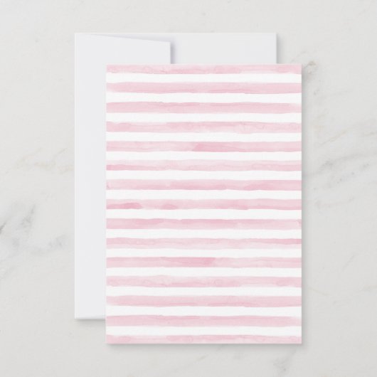 Roze Grijze Luier Meisje Luier Raffle Tickets Kaart (Achterkant)