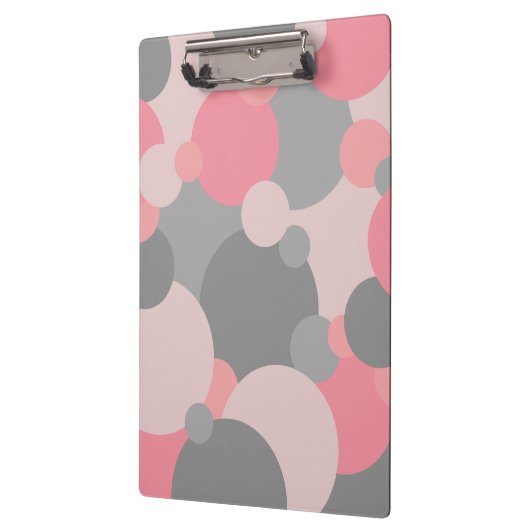 Roze-grijze moleculen Klembord (Links)