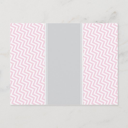 Roze & Grijze Olifant Baby shower Guess Prijs Spel Uitnodiging Briefkaart (Achterkant)