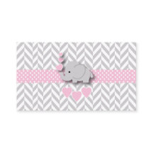 Roze grijze olifant 🐘 Baby shower
