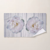 Roze grijze roos bad handdoek (Handdoek)