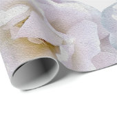 Roze grijze roos cadeaupapier (Rol Hoek)