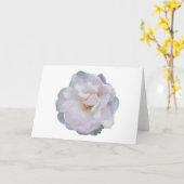 Roze grijze roos kaart (Gele Bloem)