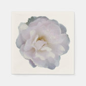 Roze grijze roos servet (Voorkant)