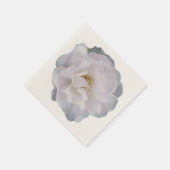Roze grijze roos servet (Hoek)