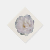 Roze grijze roos servet (Hoek)