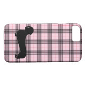 Roze grijze speldenstaartroep Case-Mate iPhone case (Achterkant (Horizontaal))