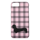Roze grijze speldenstaartroep Case-Mate iPhone case (Achterkant)