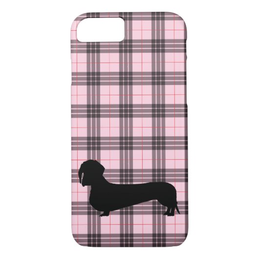 Roze grijze speldenstaartroep Case-Mate iPhone case (Achterkant)