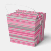 Roze Grijze Strips Bedankdoosjes (Achterkant)